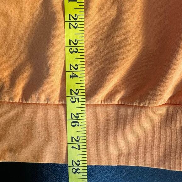 NWT OnlyNY Light Orange Oversized Pullover Cotton Sweatshirt Size M - Picture 7 of 8